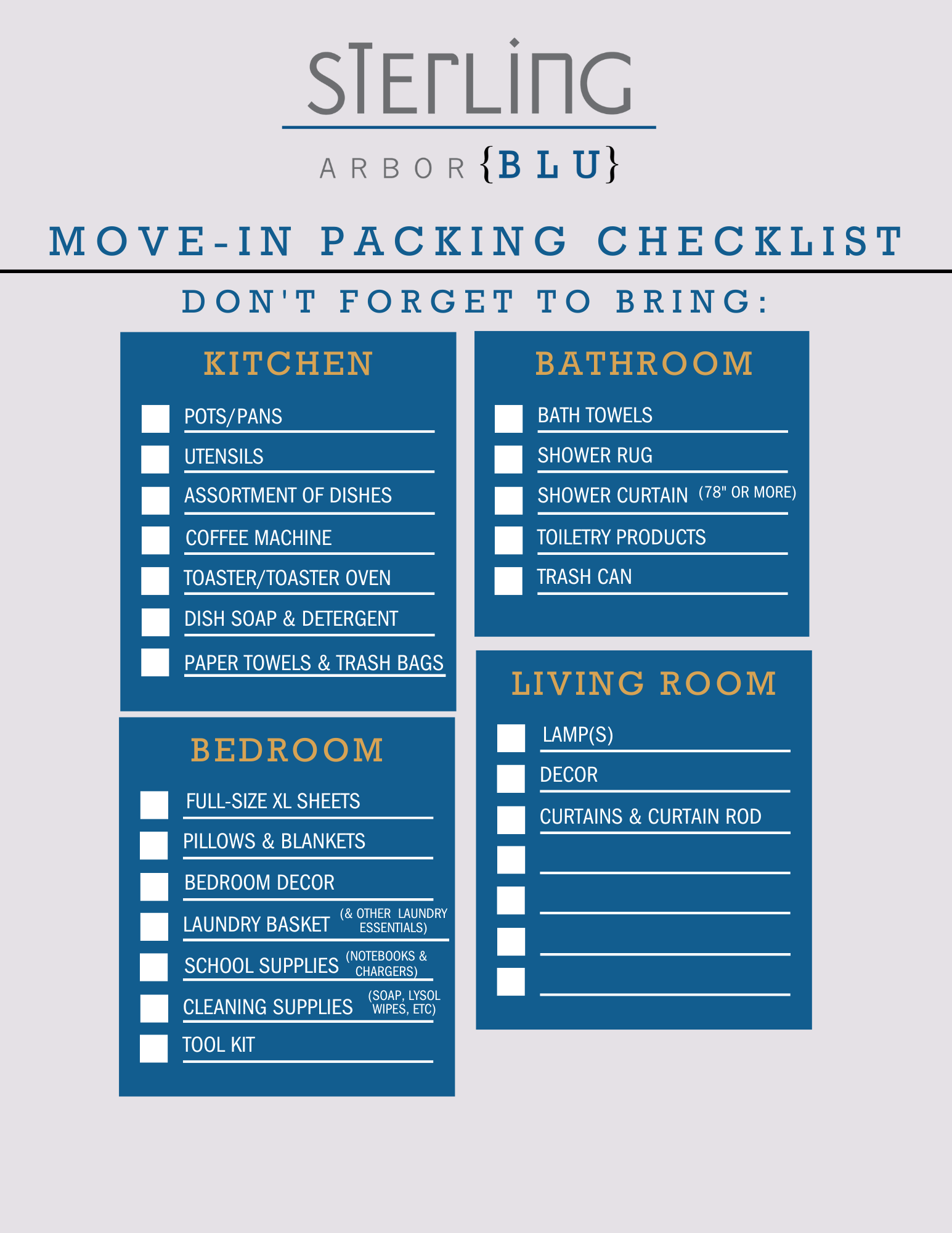 Move-In Essentials Image 1